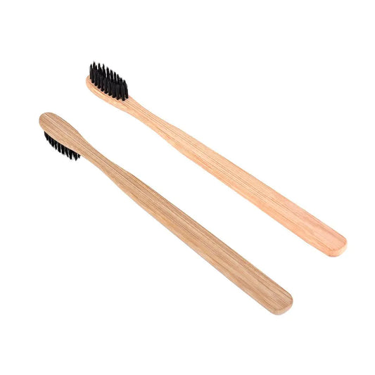 Charcoal Tooth Powder With Bamboo Toothbrush